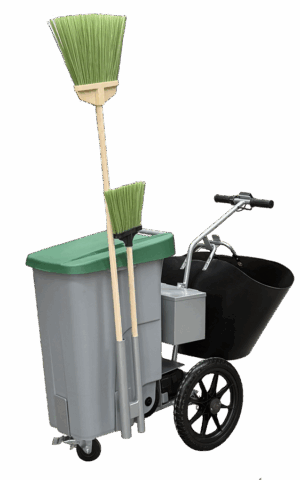 CARRO BARRENDERO ELÉCTRICO PARA LIMPIEZA VIARIA